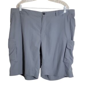 Magellan gray men's meg repel outdoirs fish gear cargo shorts size 2XL